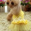 Dog Cat Dot Tutu Dress Flower Lace Dress