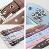 Leather Diamond Skull Pet Collars