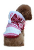 Pet Dog Snowflake Print Winter Coat Puppy Clothes