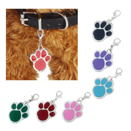 Pawprint Pendant Necklace Collar Grooming Accessories